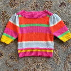⭐️ NWOT ⭐️ Day + Moon GORGEOUS Colorful Striped Sweater, SMALL